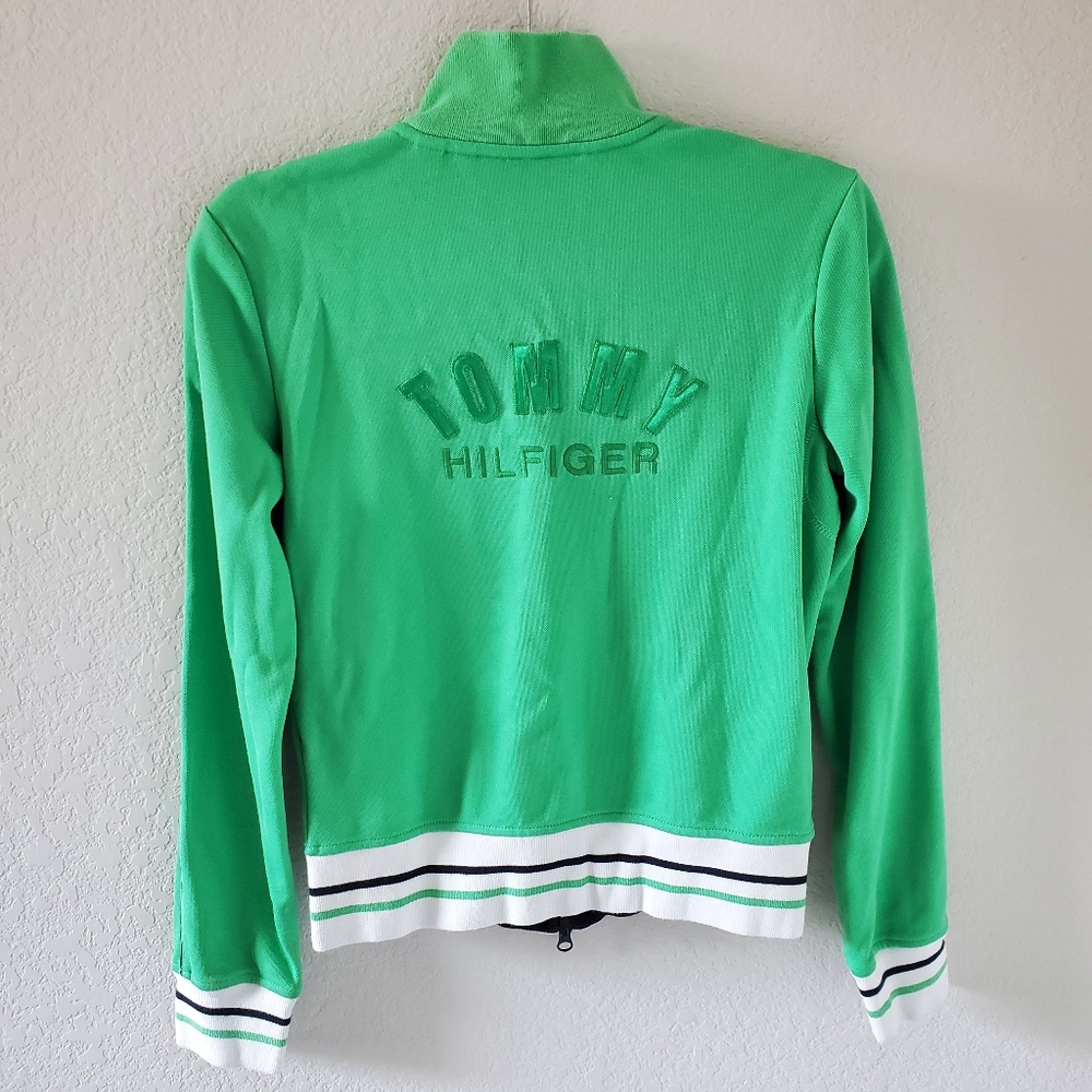 Tommy Hilfiger pique zip up track jacket